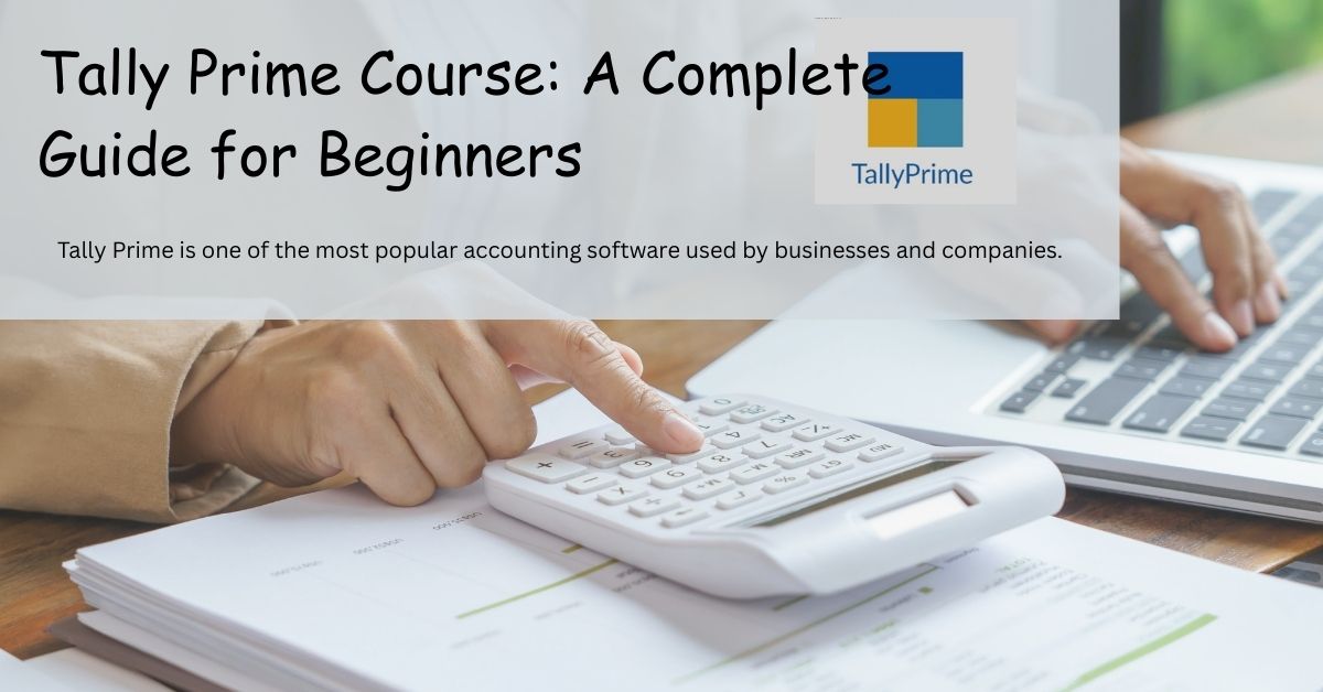 Tally Prime accounting course for beginners